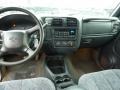 Graphite 2001 Chevrolet S10 LS Crew Cab 4x4 Dashboard