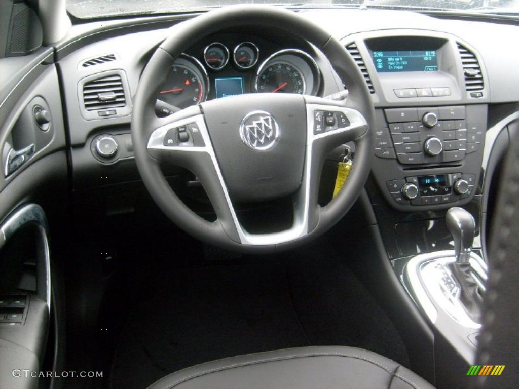 2011 Buick Regal CXL Ebony Dashboard Photo #48317581