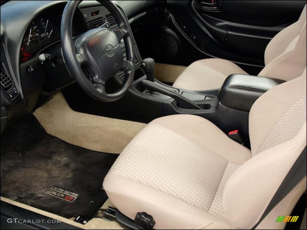Beige Interior 1997 Toyota Celica ST Coupe Photo #48317654