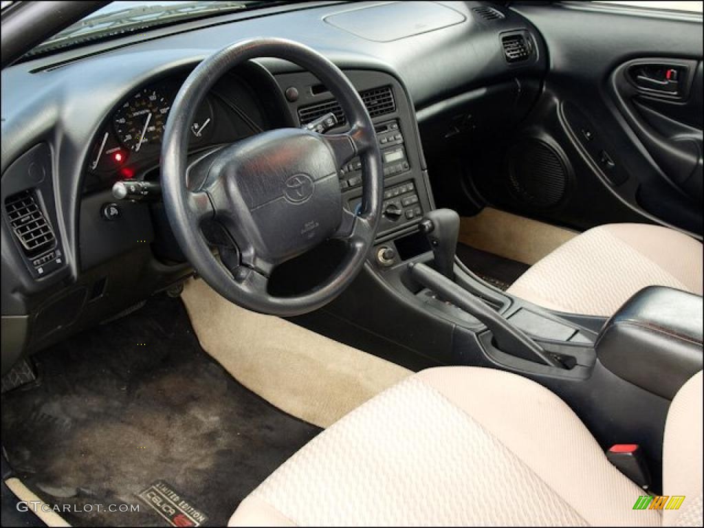 Beige Interior 1997 Toyota Celica ST Coupe Photo #48317663
