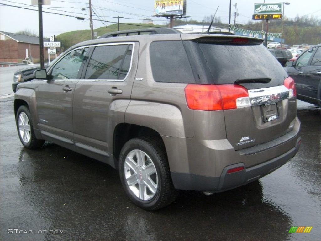 Mocha Steel Metallic 2011 GMC Terrain SLT AWD Exterior Photo #48317690