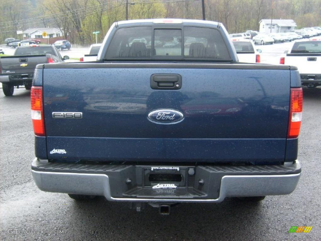 2006 F150 XLT SuperCab 4x4 - True Blue Metallic / Medium/Dark Flint photo #6