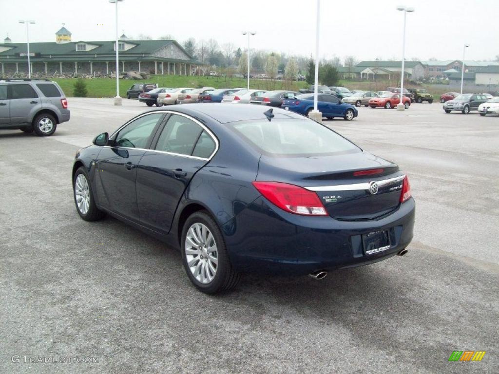 2011 Regal CXL Turbo - Majestic Blue Metallic / Ebony photo #2