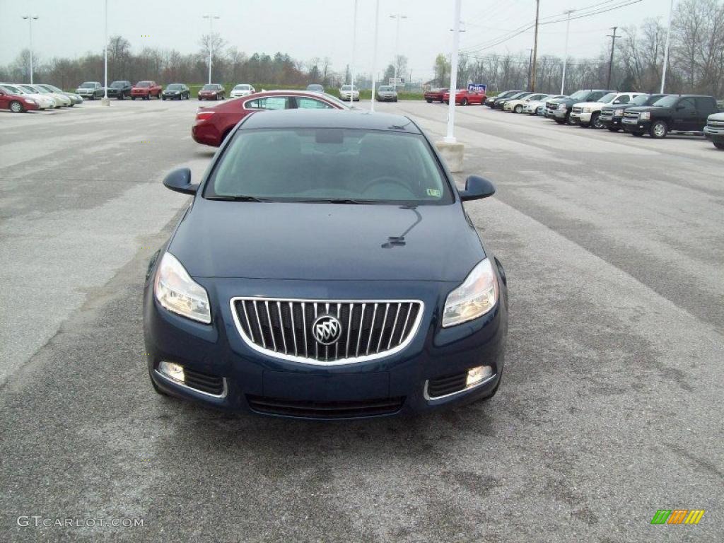 2011 Regal CXL Turbo - Majestic Blue Metallic / Ebony photo #19