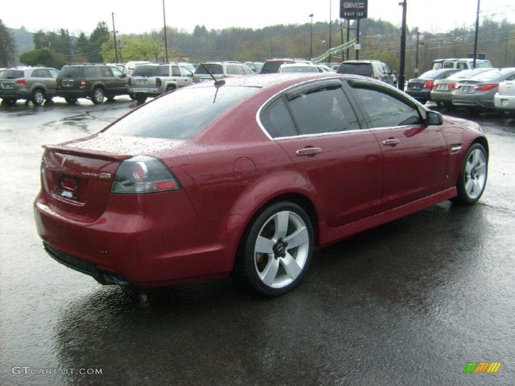 2009 G8 GT - Sport Red Metallic / Onyx photo #7