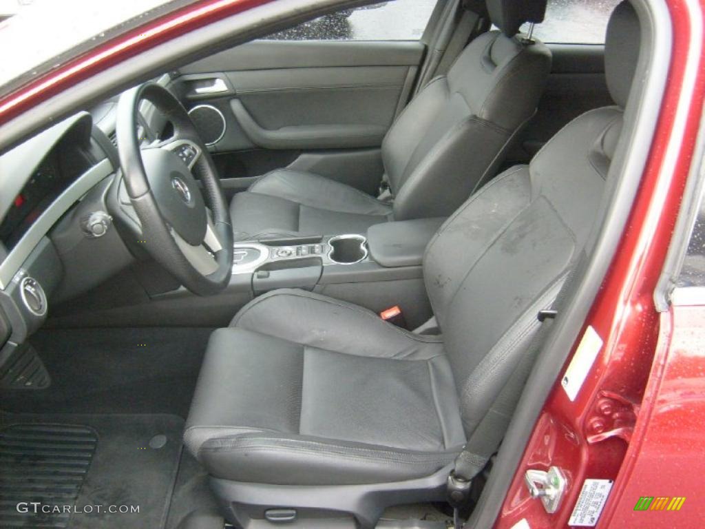 Onyx Interior 2009 Pontiac G8 GT Photo #48318998