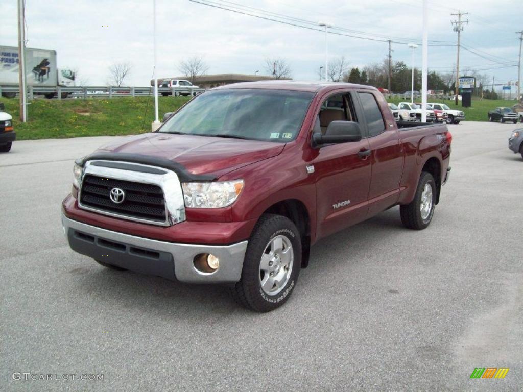 Salsa Red Pearl 2007 Toyota Tundra SR5 Double Cab 4x4 Exterior Photo #48319784