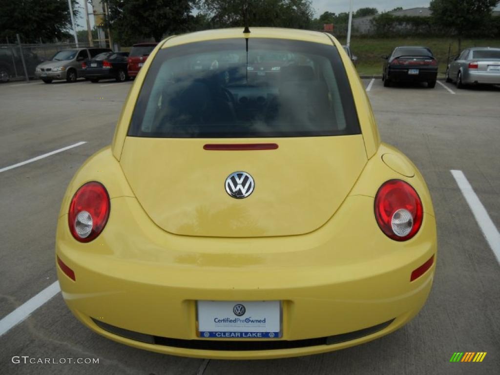2009 New Beetle 2.5 Coupe - Sunflower Yellow / Black photo #6