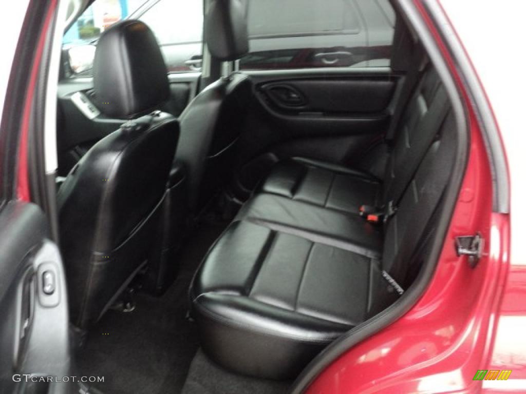 Ebony Black Interior 2006 Ford Escape Limited Photo #48320999