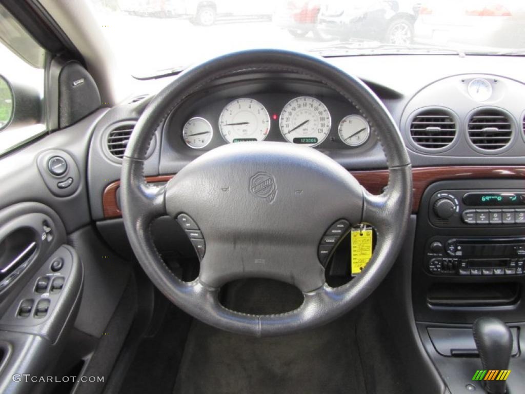 1999 Chrysler 300 M Sedan Agate Steering Wheel Photo #48321383
