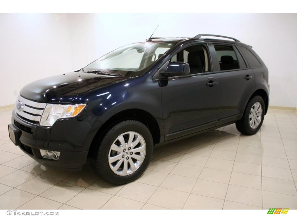 Dark Ink Blue Metallic 2008 Ford Edge SEL Exterior Photo #48321557