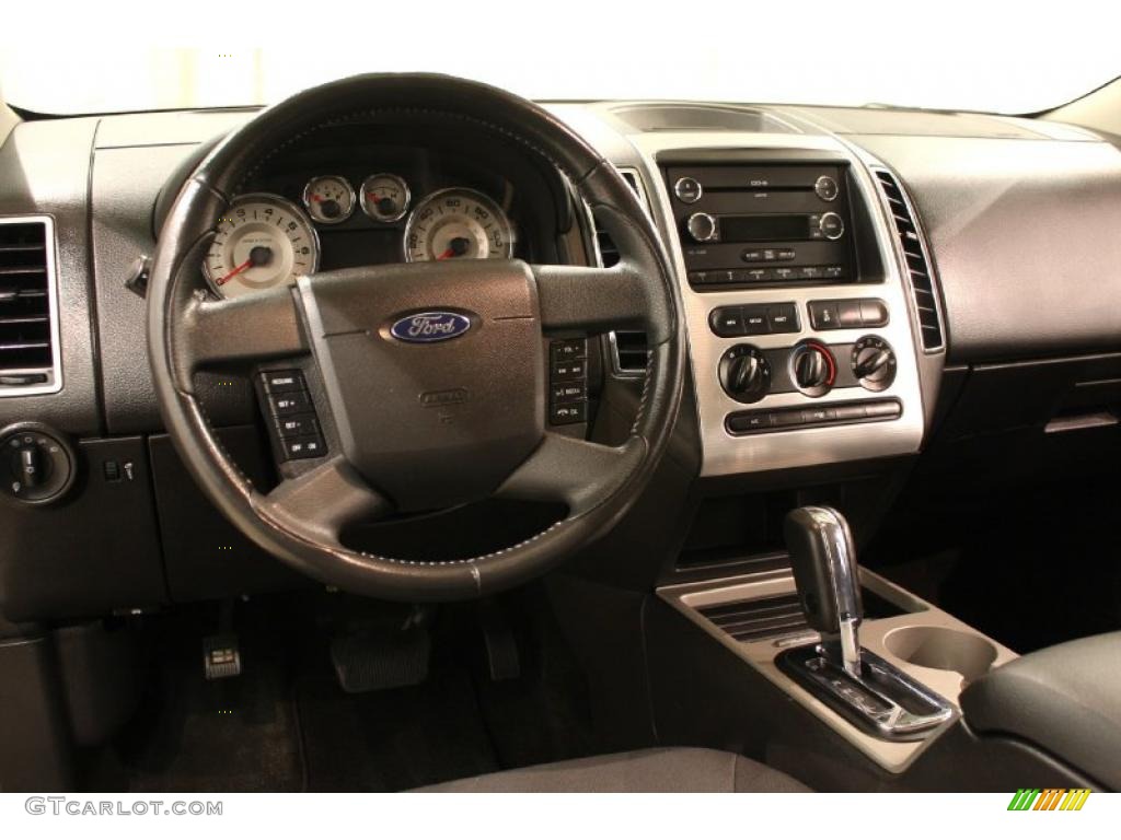 2008 Ford Edge SEL Charcoal Dashboard Photo #48321593