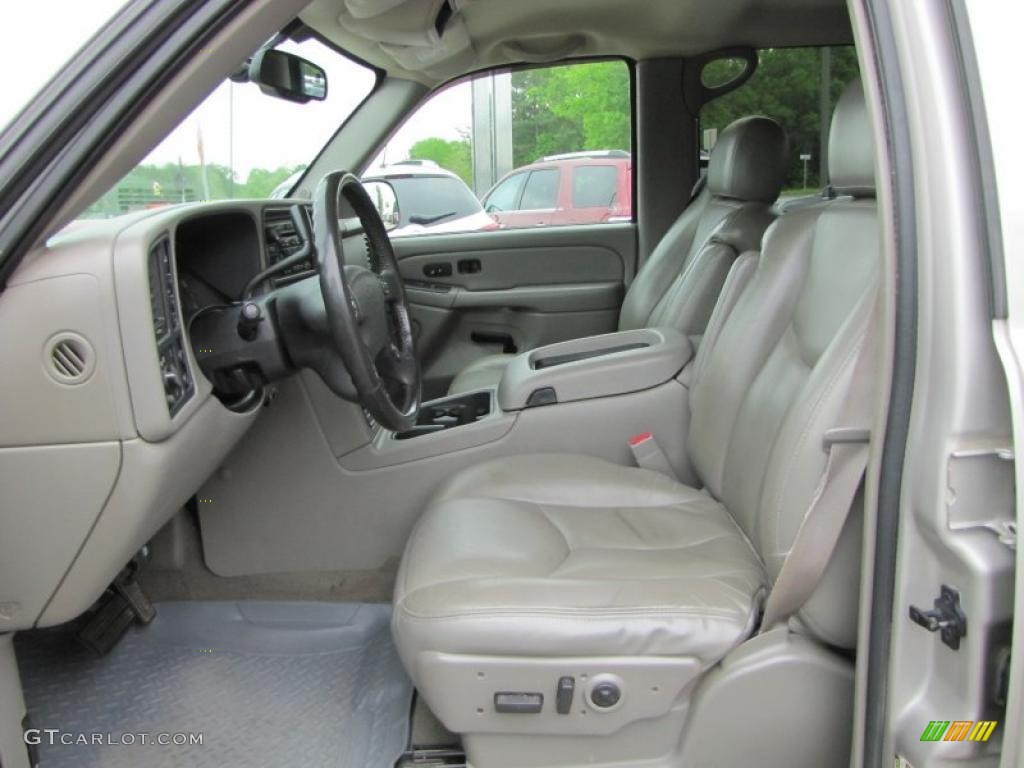 Tan Interior 2004 Chevrolet Silverado 2500HD LT Crew Cab 4x4 Photo #48321617