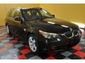 Jet Black - 5 Series 530xi Wagon Photo No. 1