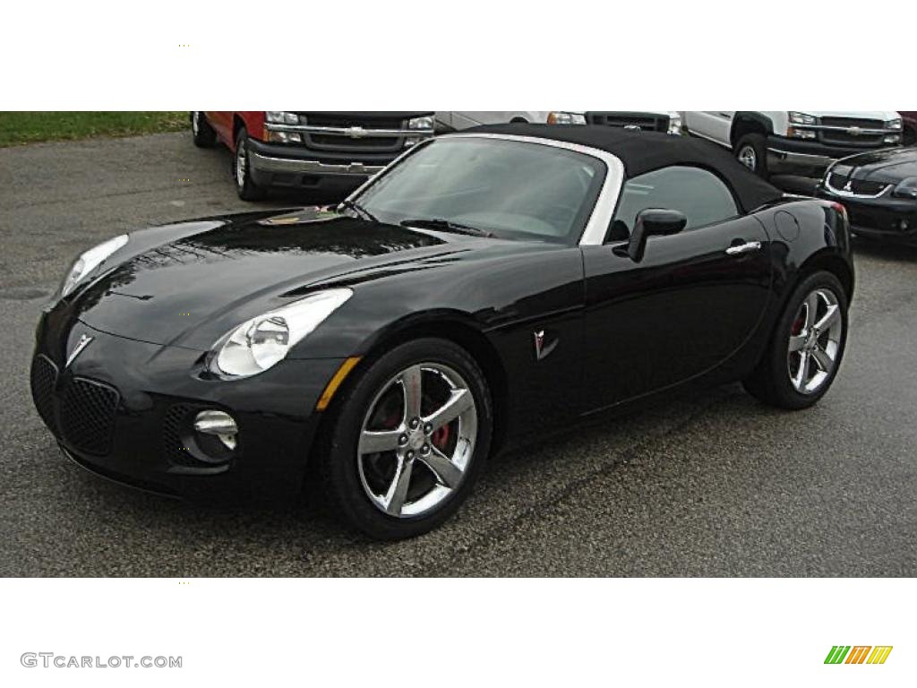 Mysterious Black 2007 Pontiac Solstice GXP Roadster Exterior Photo #48324602