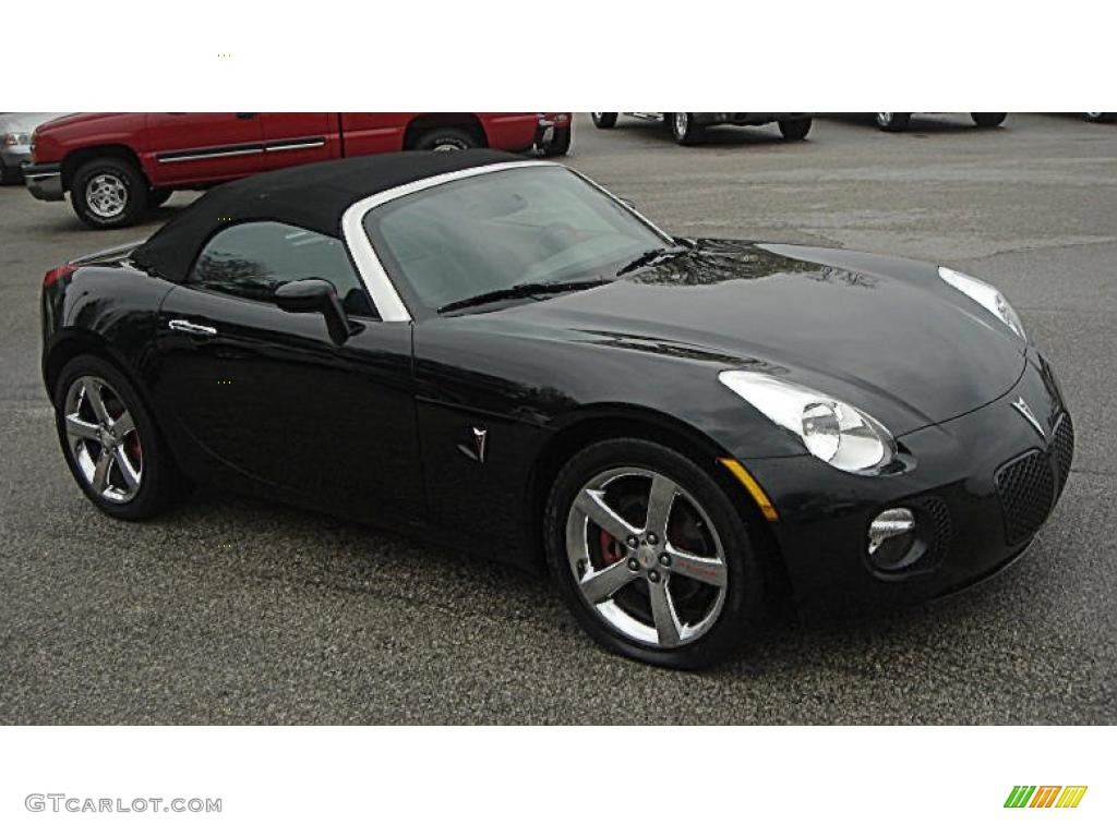 Mysterious Black 2007 Pontiac Solstice GXP Roadster Exterior Photo #48324641