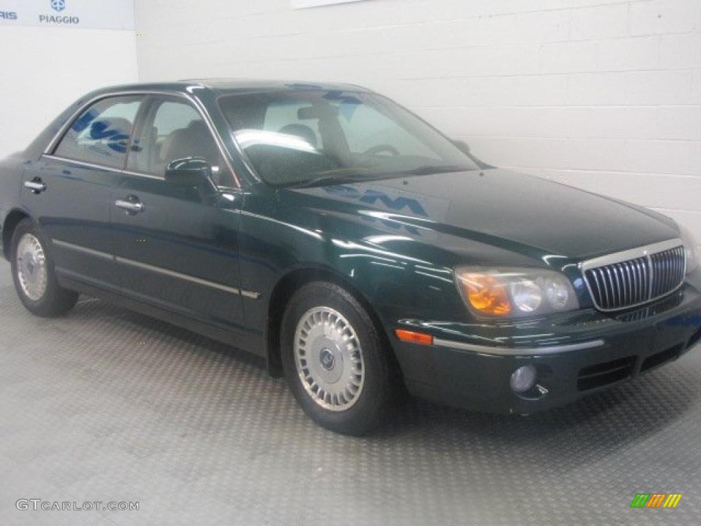 2001 XG300 Sedan - Midnight Green / Beige photo #1