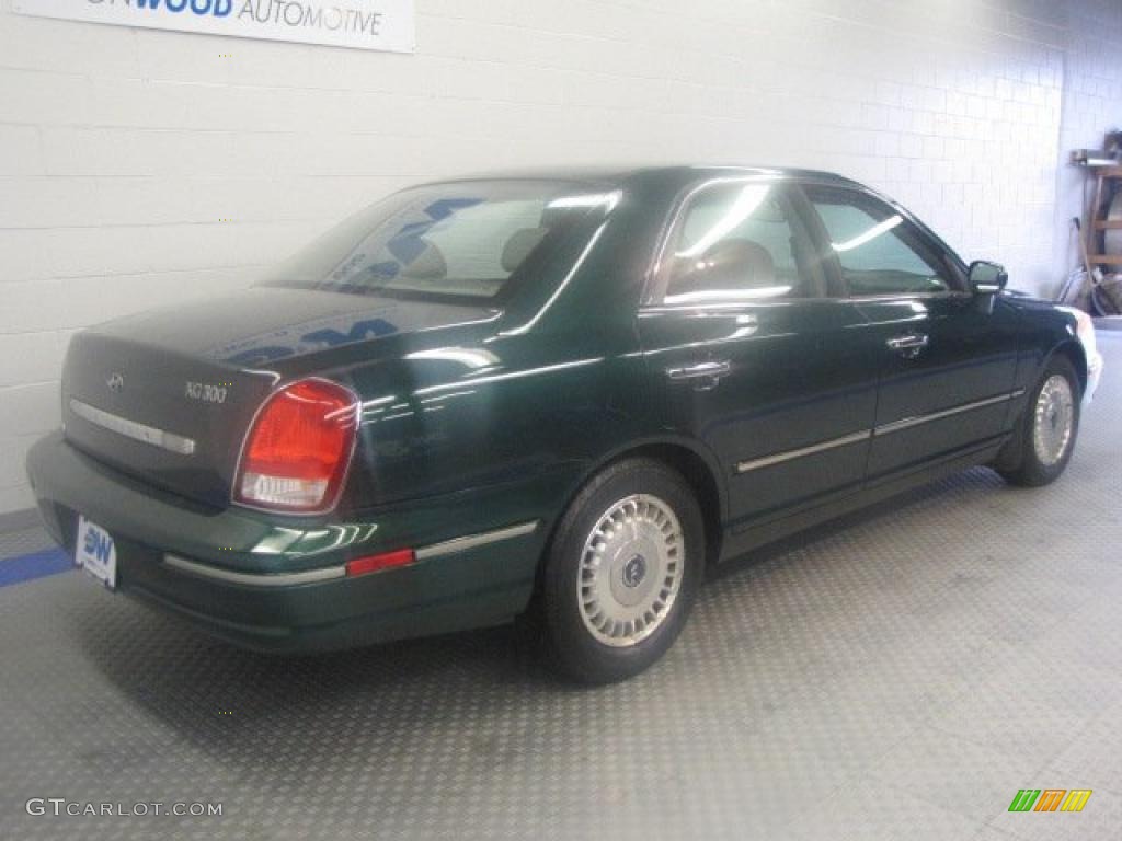 2001 XG300 Sedan - Midnight Green / Beige photo #2
