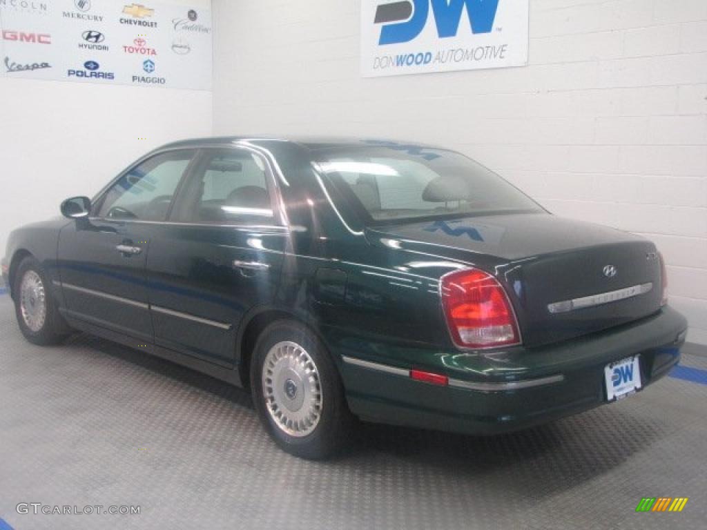 2001 XG300 Sedan - Midnight Green / Beige photo #3