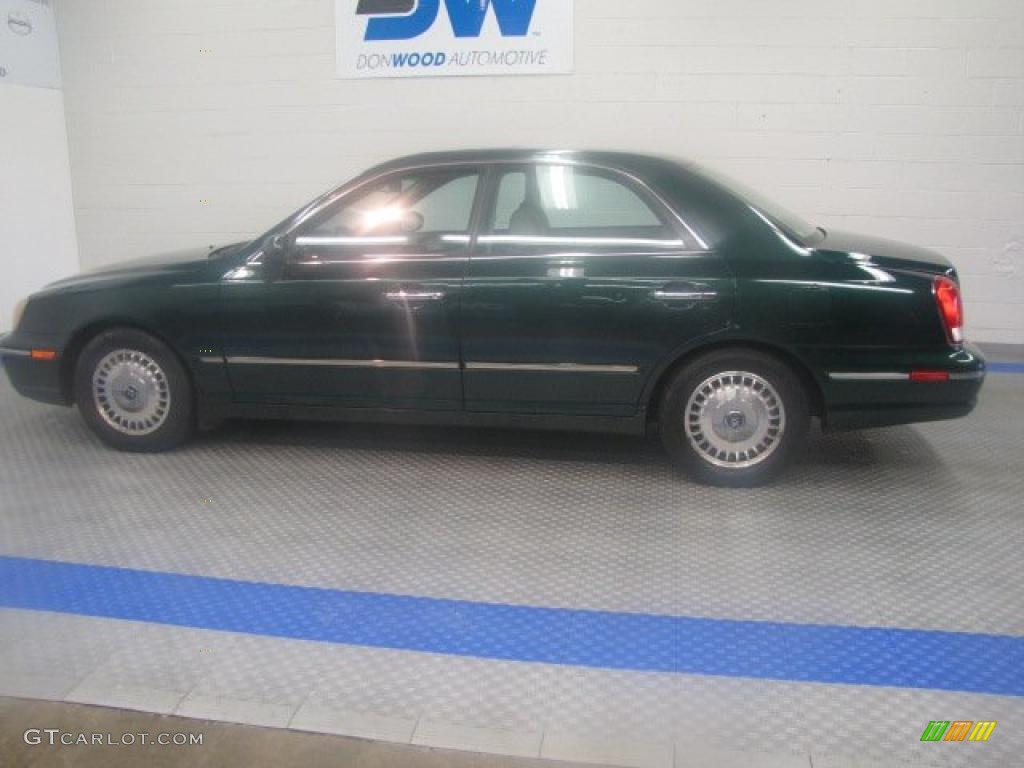 2001 XG300 Sedan - Midnight Green / Beige photo #5