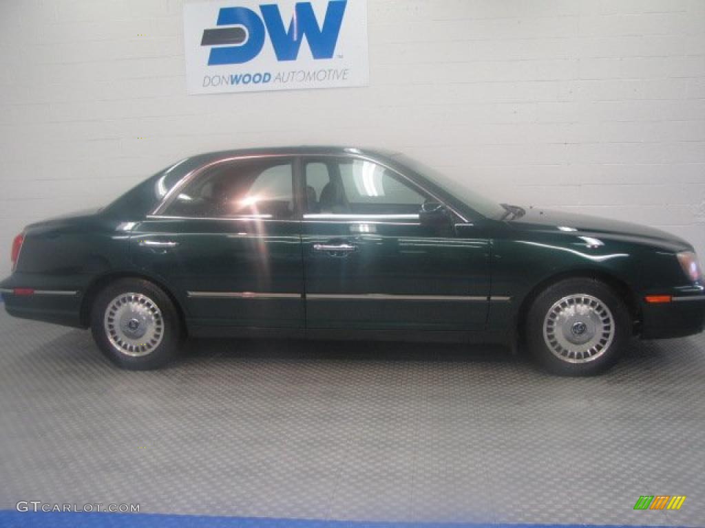 2001 XG300 Sedan - Midnight Green / Beige photo #6