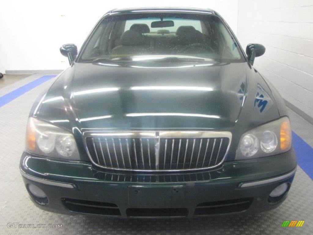 2001 XG300 Sedan - Midnight Green / Beige photo #7