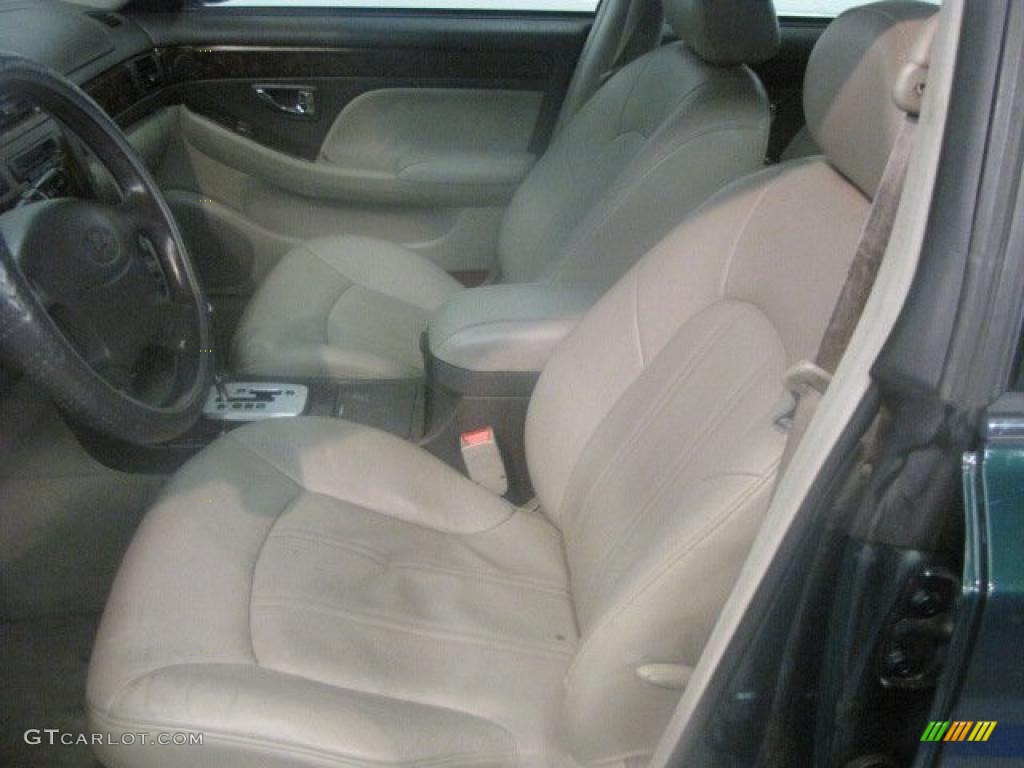 2001 XG300 Sedan - Midnight Green / Beige photo #12