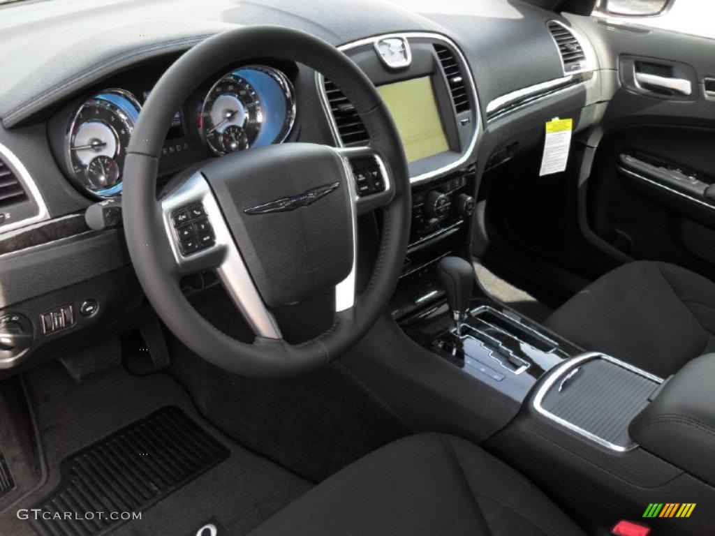 Black Interior 2011 Chrysler 300 Standard 300 Model Photo #48325700