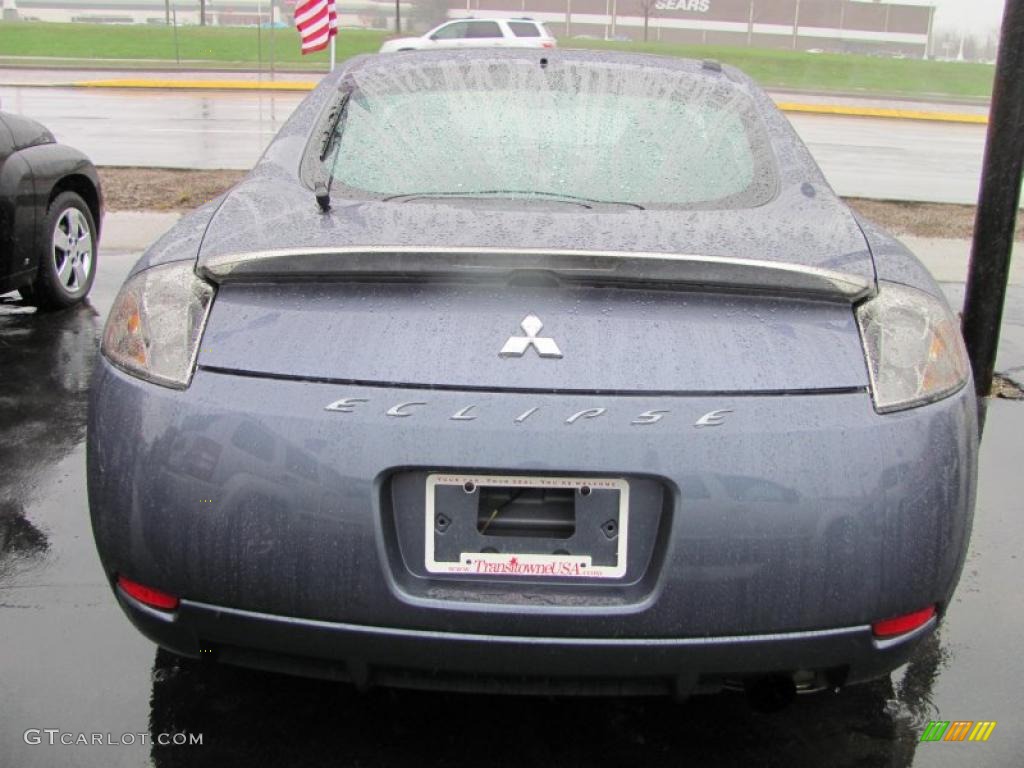 2008 Eclipse GS Coupe - Still Blue Metallic / Medium Gray photo #12