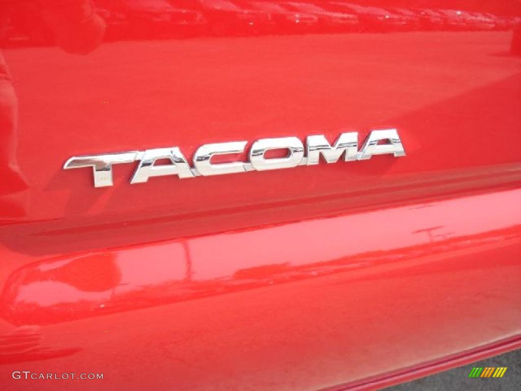 2008 Tacoma V6 SR5 Double Cab 4x4 - Radiant Red / Graphite Gray photo #25
