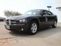 2010 Brilliant Black Crystal Pearl Dodge Charger SXT  photo #7