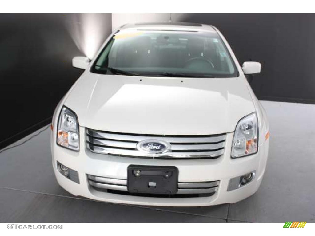2008 Fusion SEL V6 AWD - White Suede / Charcoal Black photo #1