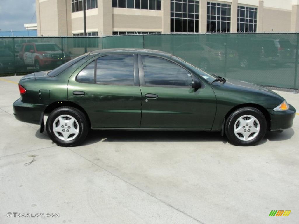 Dark Colorado Green Metallic 2000 Chevrolet Cavalier Sedan Exterior Photo #48329089