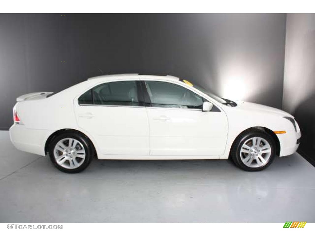 2008 Fusion SEL V6 AWD - White Suede / Charcoal Black photo #10