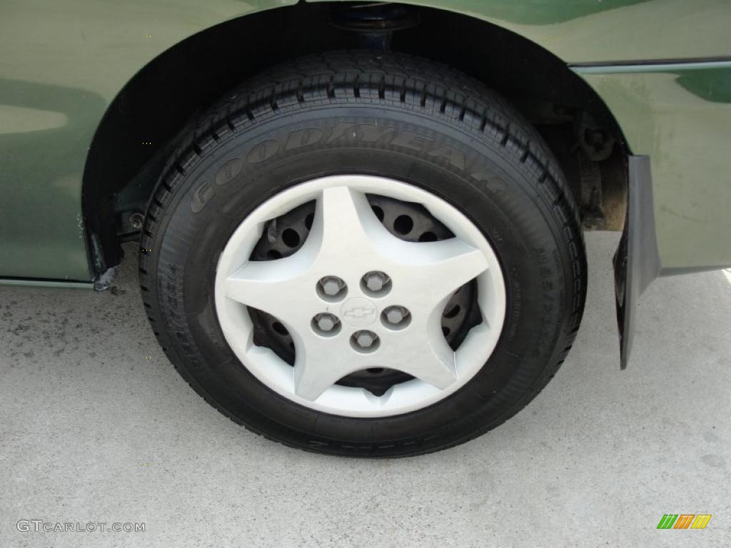 2000 Cavalier Sedan - Dark Colorado Green Metallic / Graphite photo #12