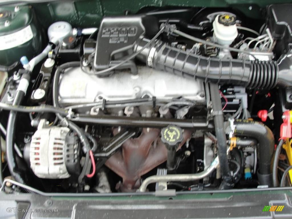 2000 Cavalier Sedan - Dark Colorado Green Metallic / Graphite photo #23