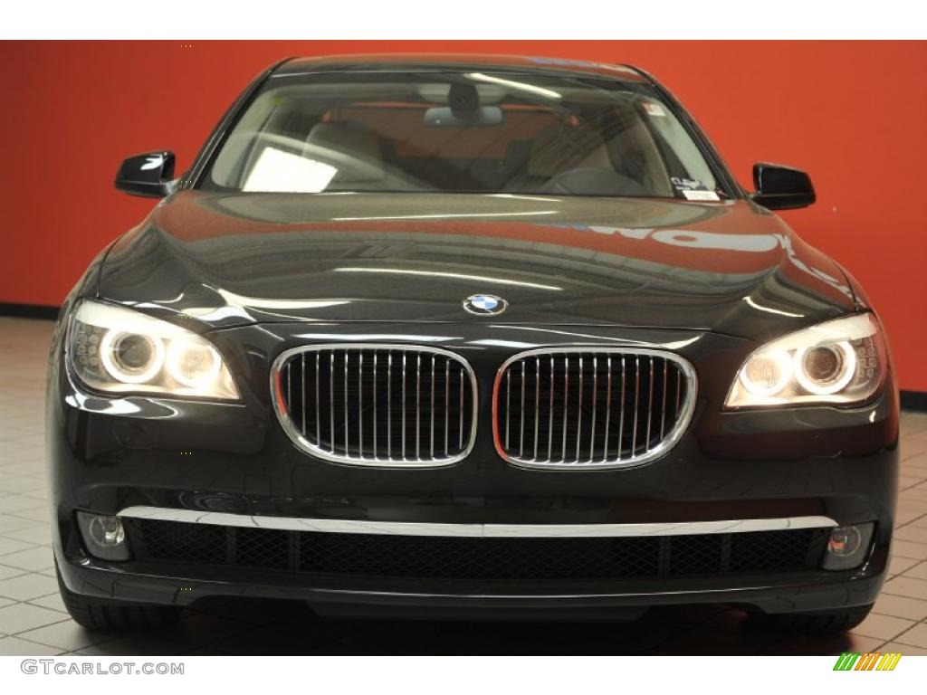 Black Sapphire Metallic 2012 BMW 7 Series 740Li Sedan Exterior Photo #48330106
