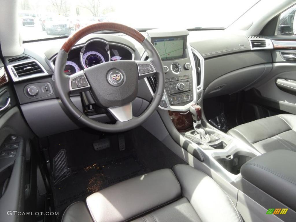 Ebony/Titanium Interior 2011 Cadillac SRX 4 V6 AWD Photo #48331555