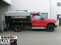 Red - F350 Super Duty XL Regular Cab 4x4 Dump Truck Photo No. 2
