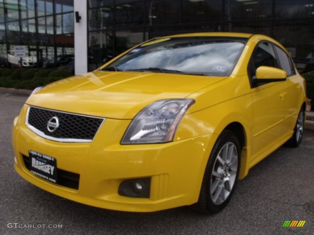 Solar Yellow Nissan Sentra