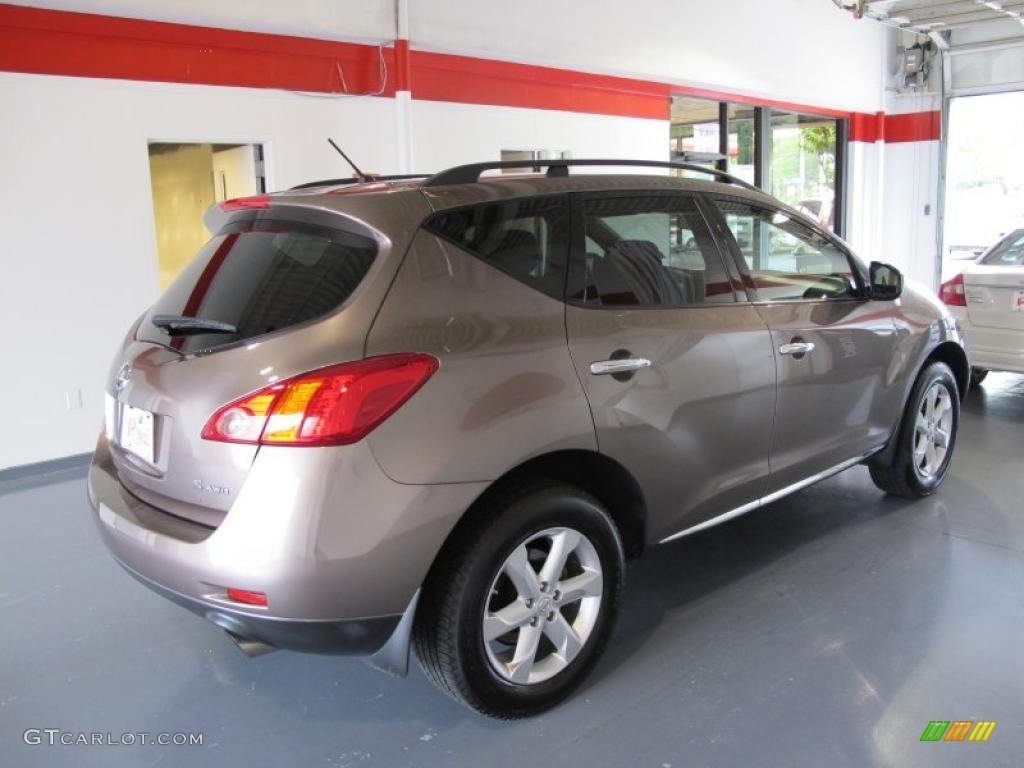 2009 Murano S AWD - Tinted Bronze Metallic / Black photo #4