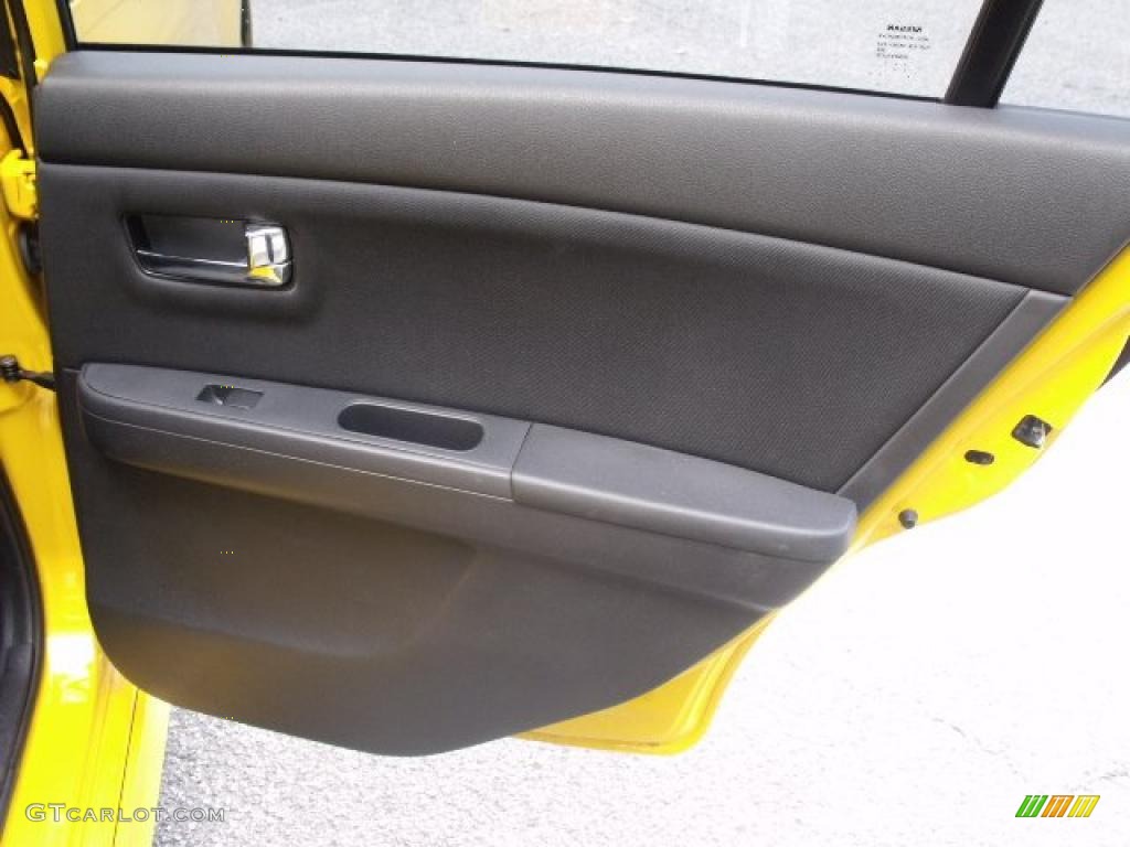 2007 Nissan Sentra SE-R Spec V SE-R Charcoal Door Panel Photo #48332119