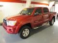 2007 Impulse Red Pearl Toyota Tacoma V6 PreRunner TRD Double Cab  photo #1