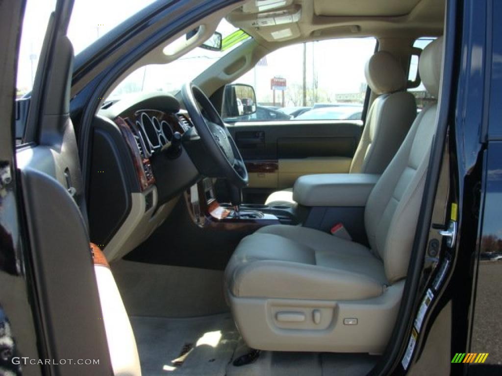 2010 Tundra TRD CrewMax 4x4 - Black / Sand Beige photo #7