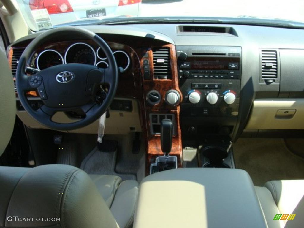 2010 Tundra TRD CrewMax 4x4 - Black / Sand Beige photo #9