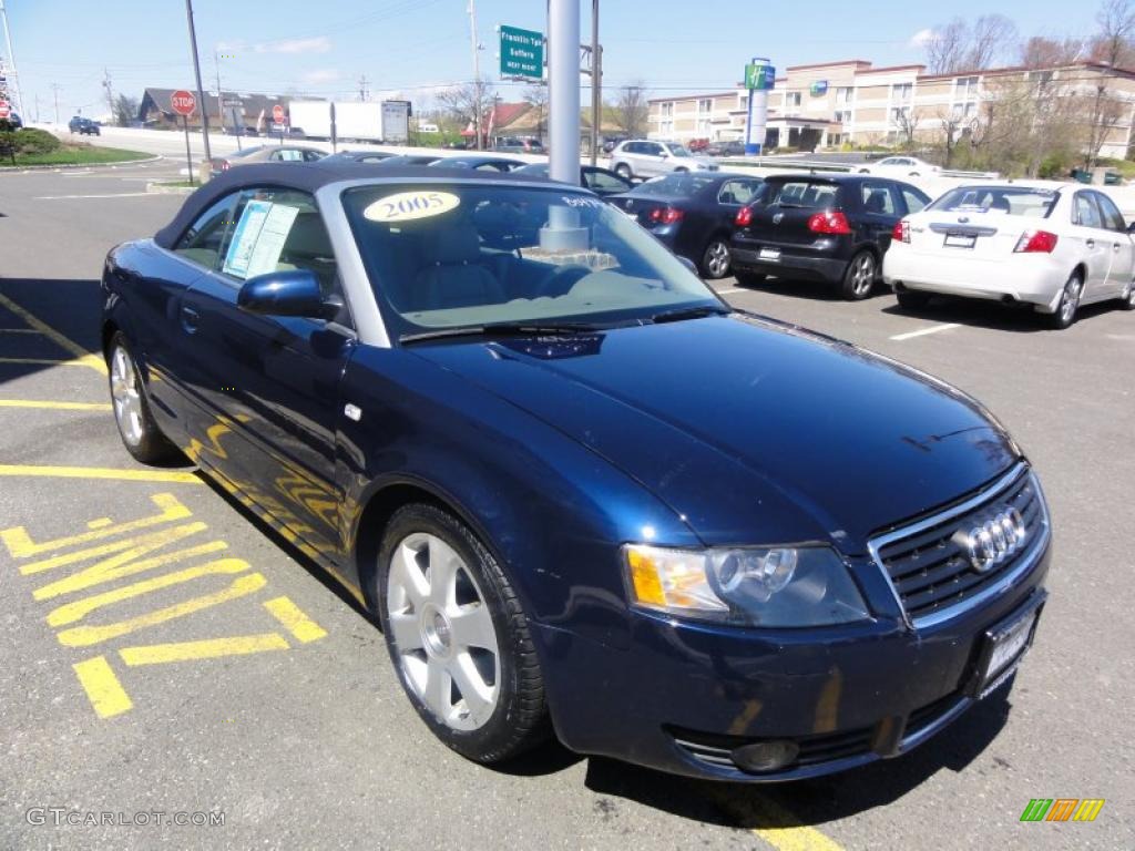 Moro Blue Pearl Effect 2005 Audi A4 3.0 quattro Cabriolet Exterior Photo #48333160