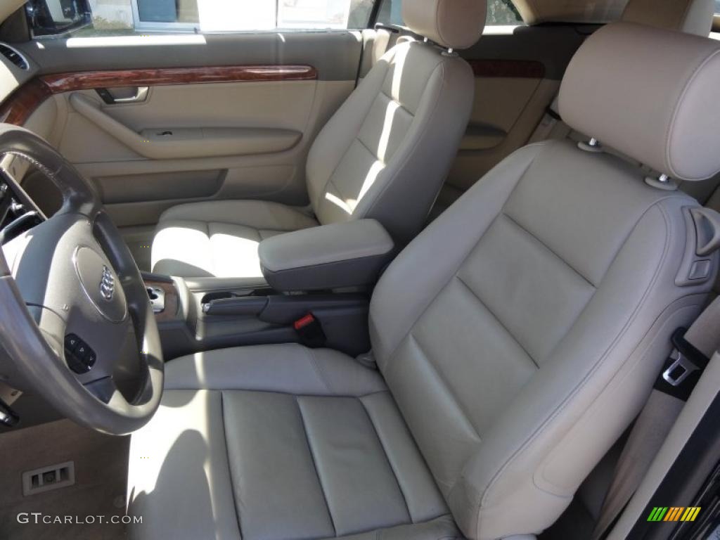 Beige Interior 2005 Audi A4 3.0 quattro Cabriolet Photo #48333190