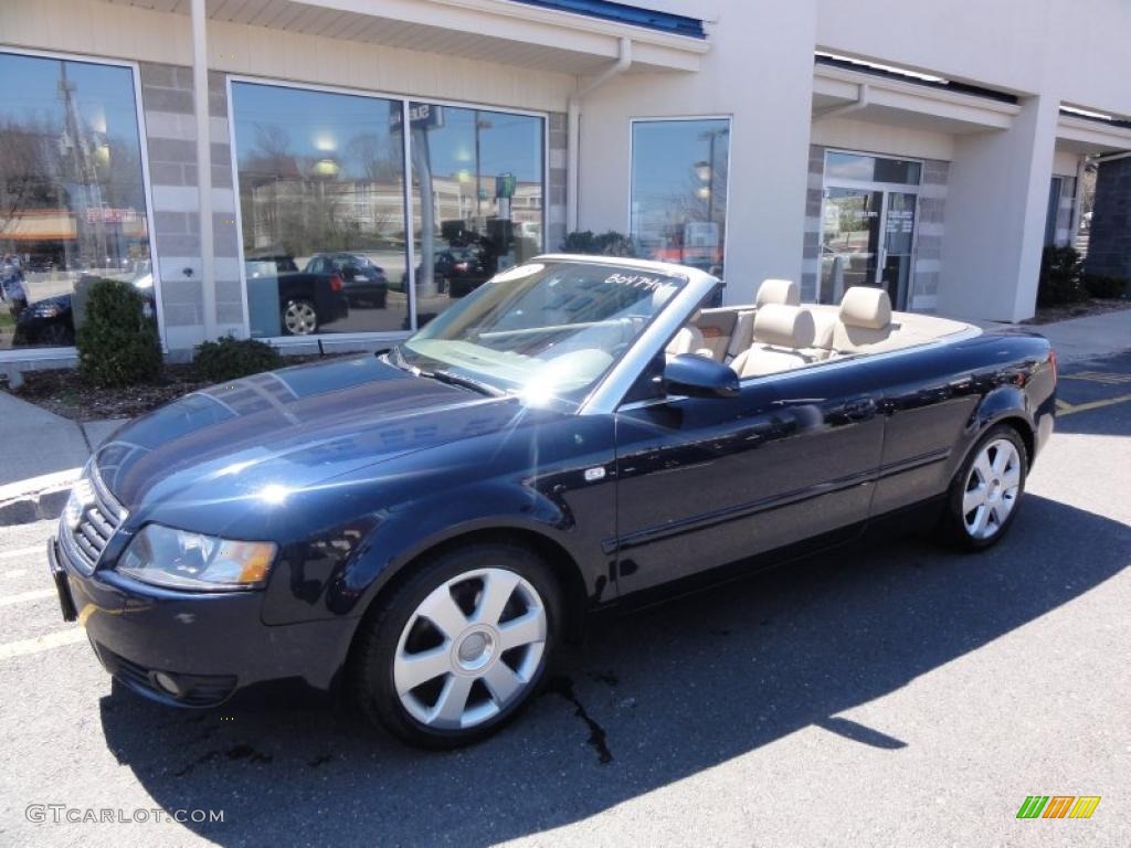 Moro Blue Pearl Effect 2005 Audi A4 3.0 quattro Cabriolet Exterior Photo #48333313