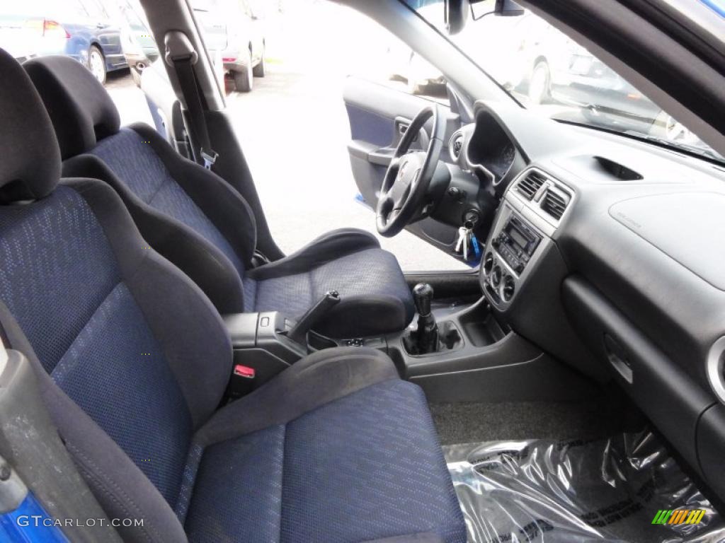 Black Interior 2002 Subaru Impreza WRX Sedan Photo #48333592