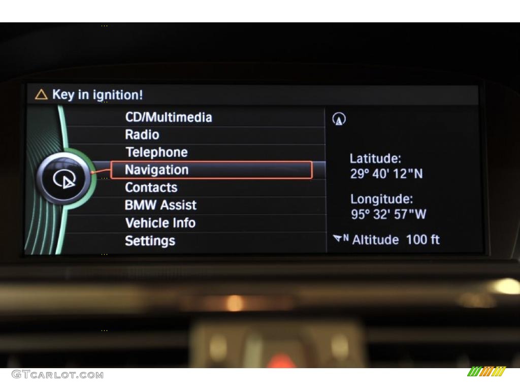 2010 BMW 5 Series 550i Sedan Navigation Photo #48334804